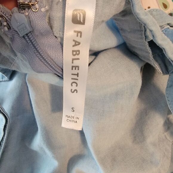 Fabletics Liza Denim Romper blue size small - Picture 5 of 6